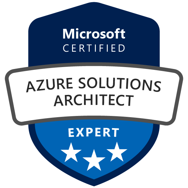 Azure Solutions Architect Expert badge
