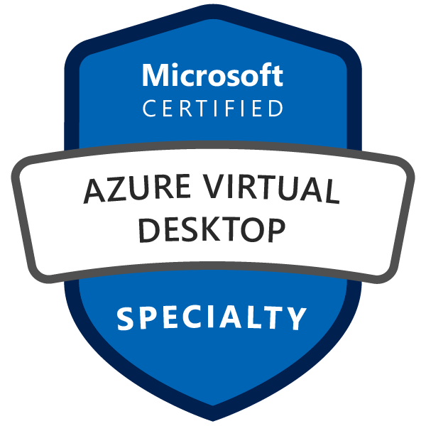 Azure Virtual Desktop Specialty badge