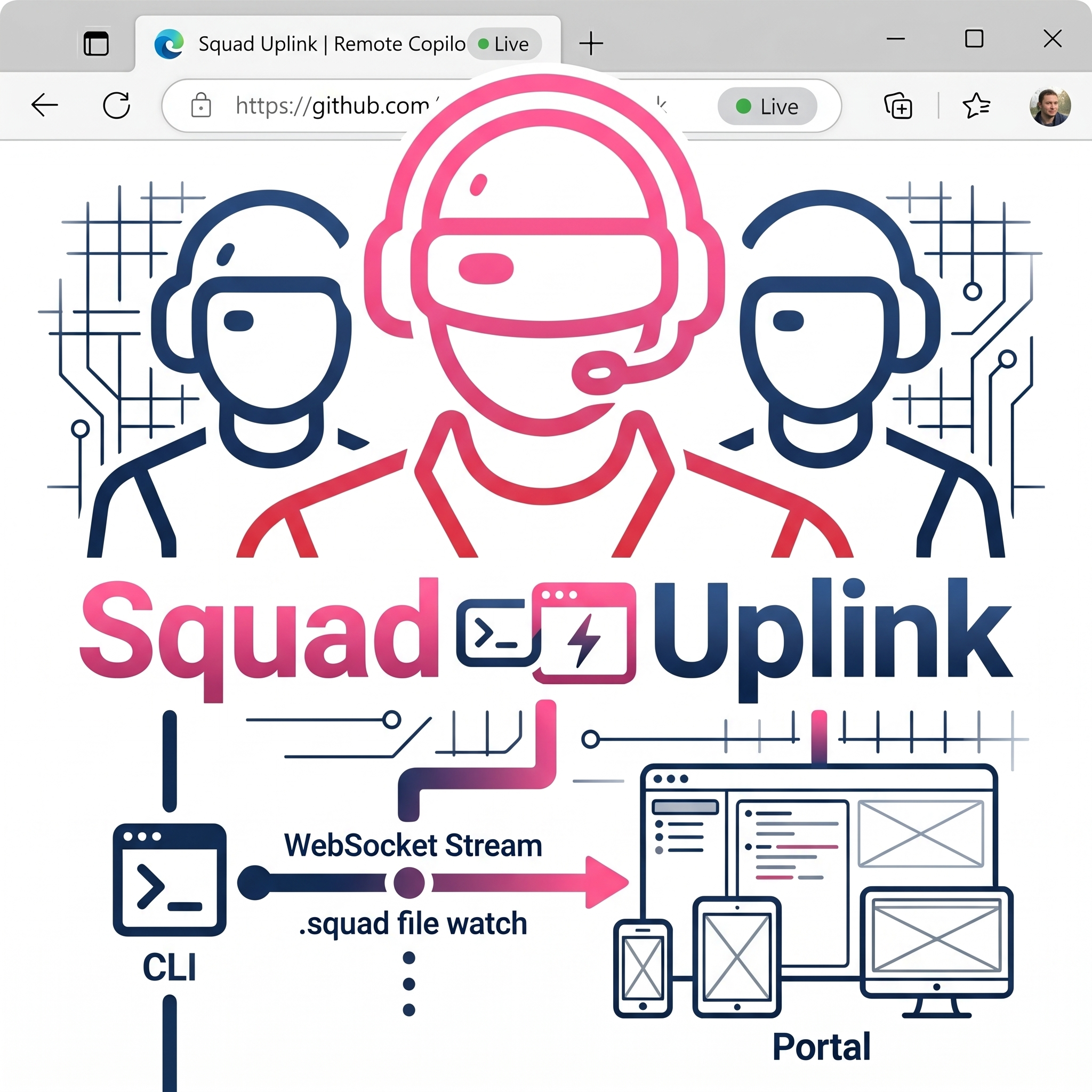 Squad Uplink Logo